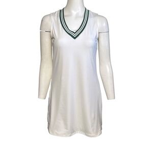 Tuckernuck TNUCK Sport Suzanne Tennis Dress Size XS Sleeveless V-Neck White